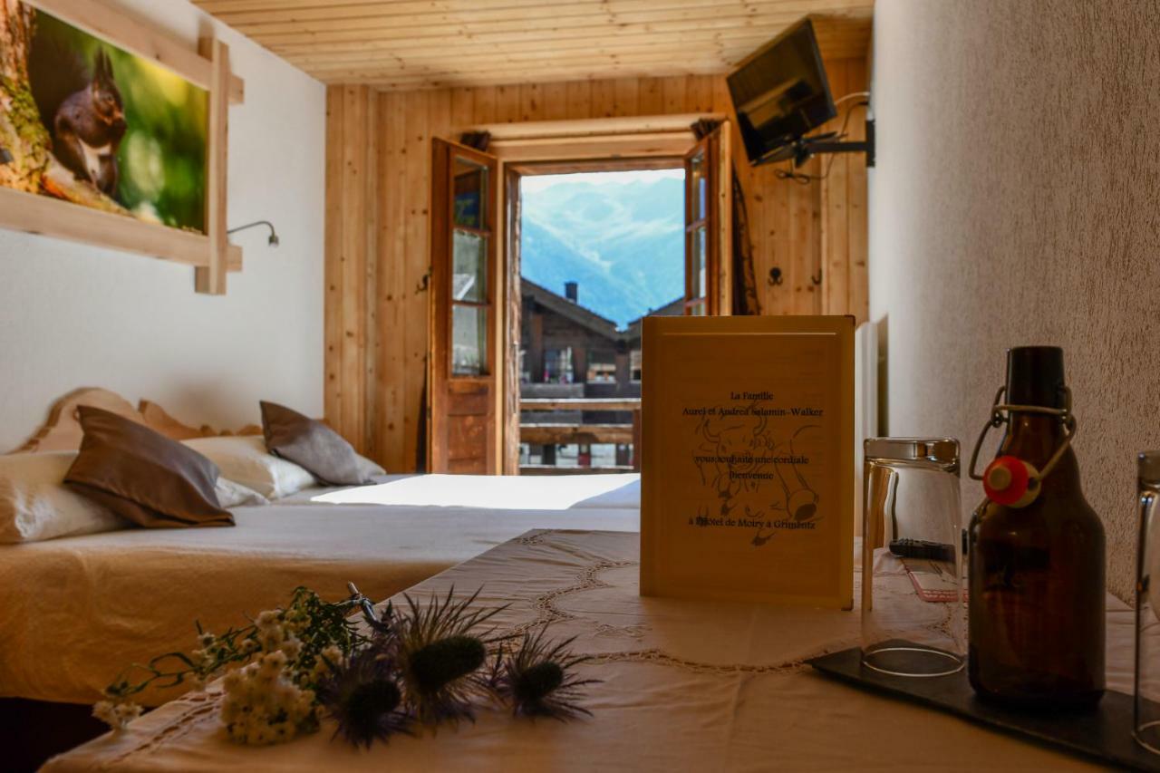 Hotel De Moiry Superieur Grimentz Dış mekan fotoğraf